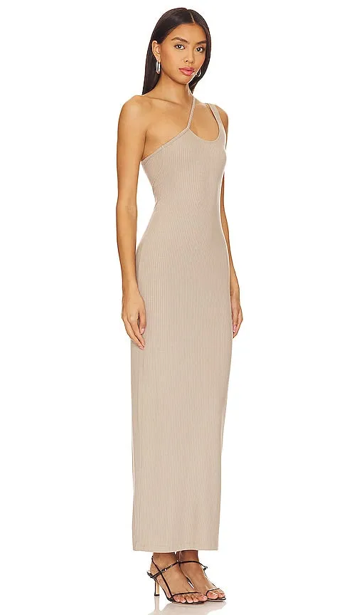 ACACIA Imani Maxi Dress in Tan