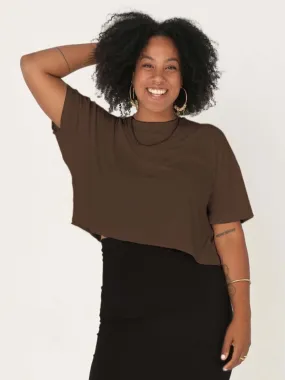 Bamboo Lounge Tee - Cocoa