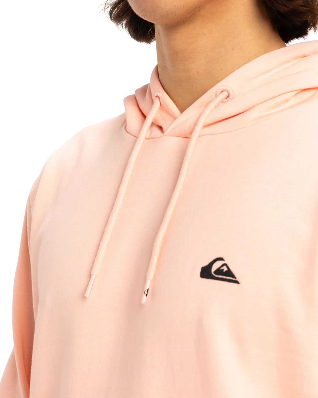 Basic Hoodie in Peach Parfait