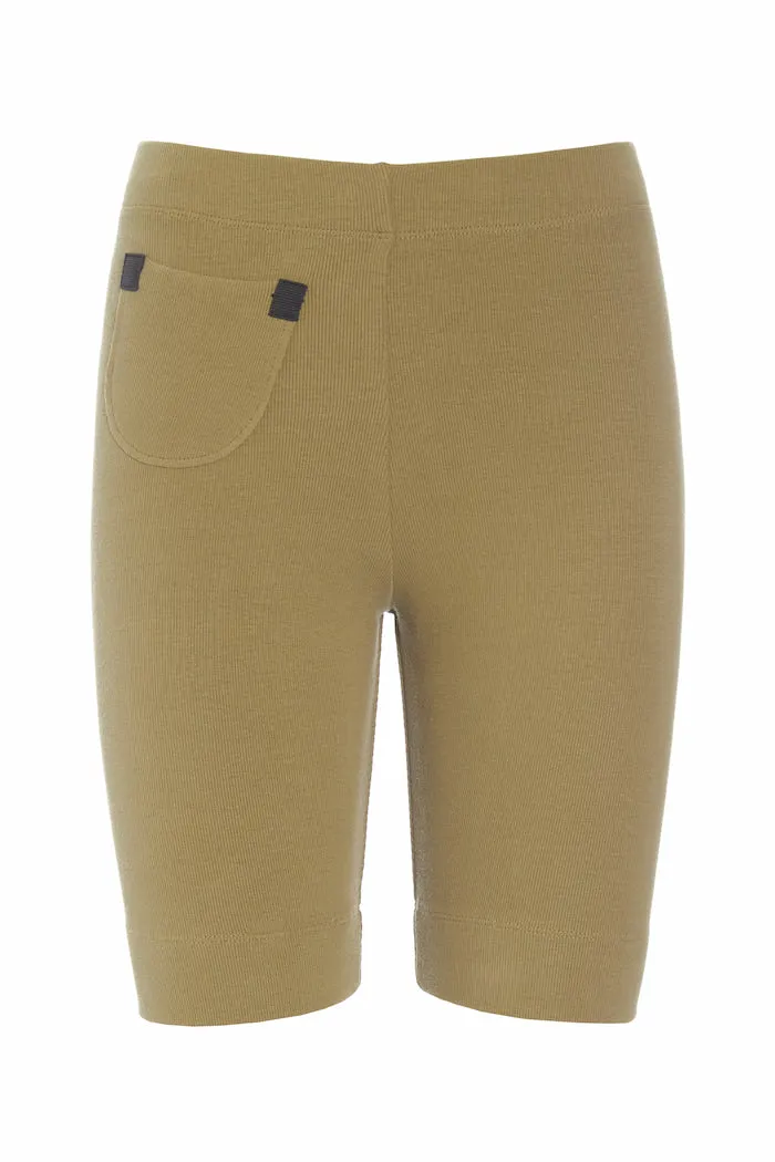 BIKER SHORTS - 72306 - OLIVE