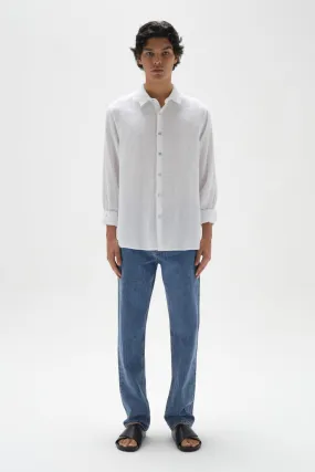 CASUAL LONG SLEEVE SHIRT | WHITE