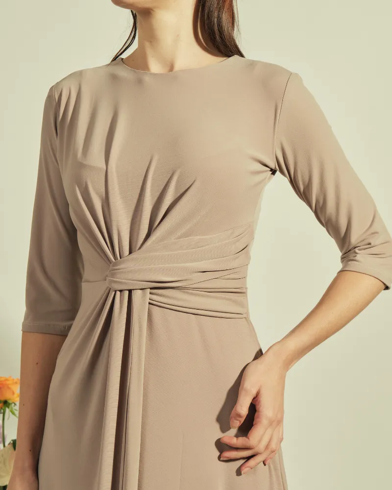 Celementine Knot Front Maxi Dress