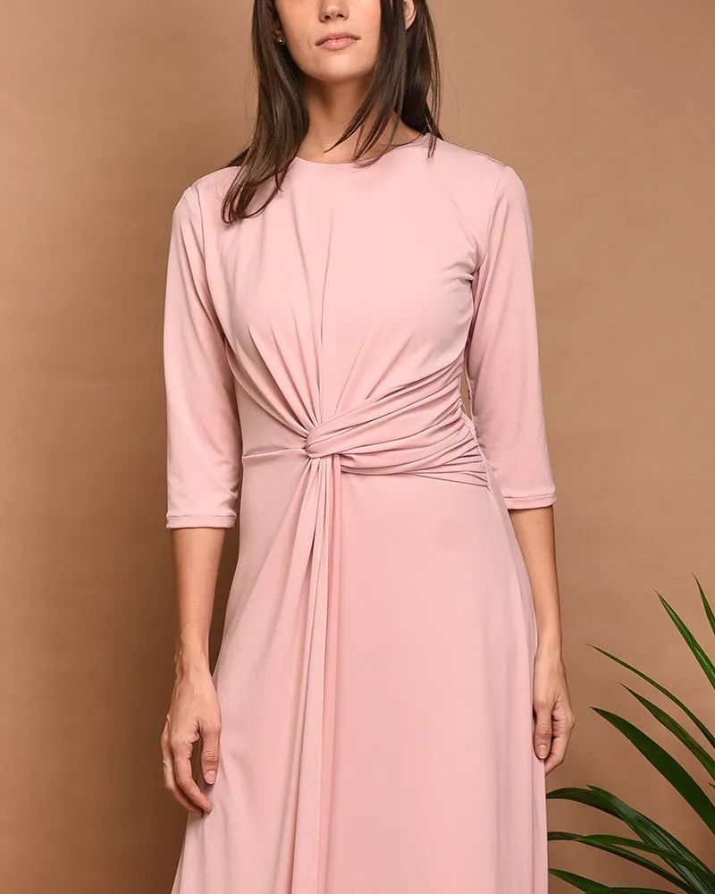 Celementine Knot Front Maxi Dress