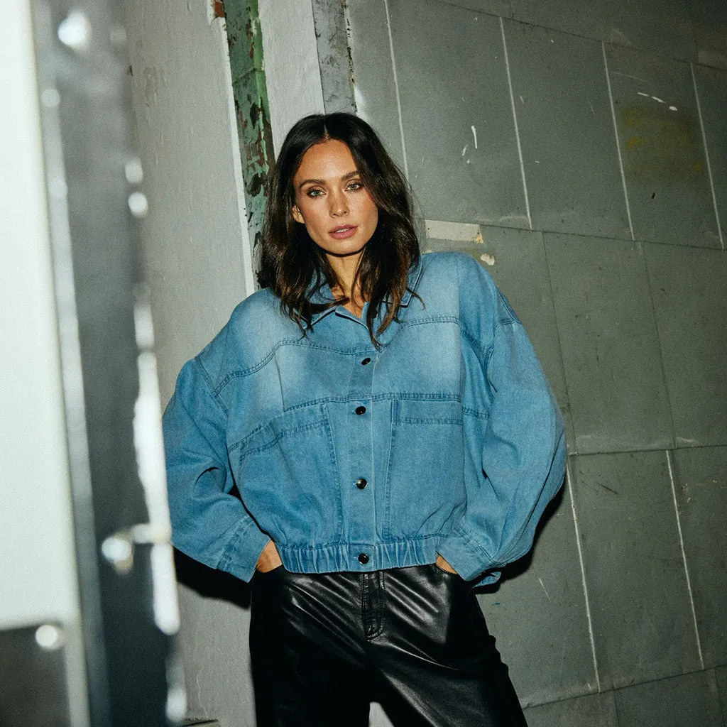 Clarie denim jacket / 100236 - Blue