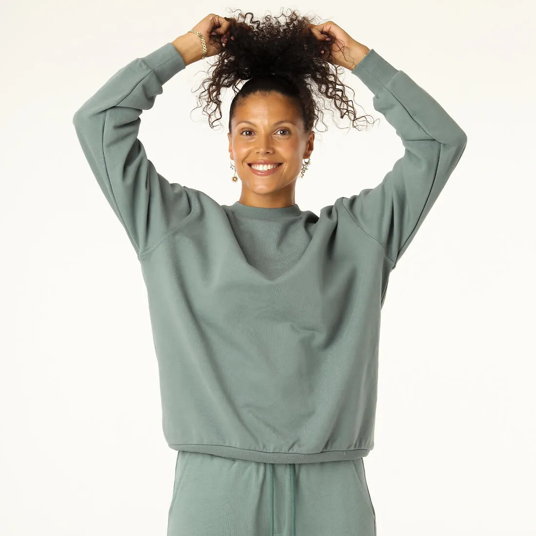 Crewneck green