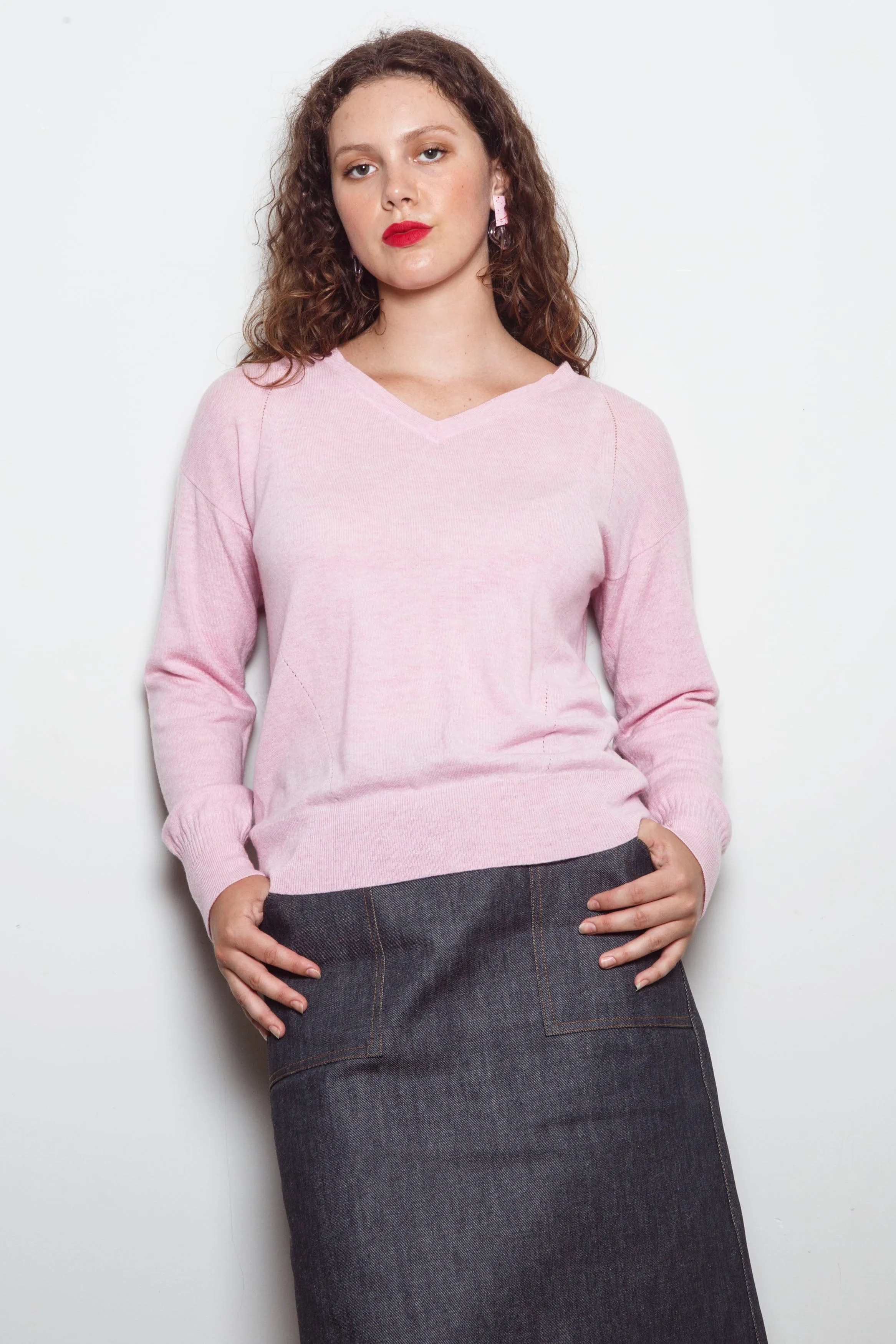 Dalston Sara Skirt Black Washed Denim