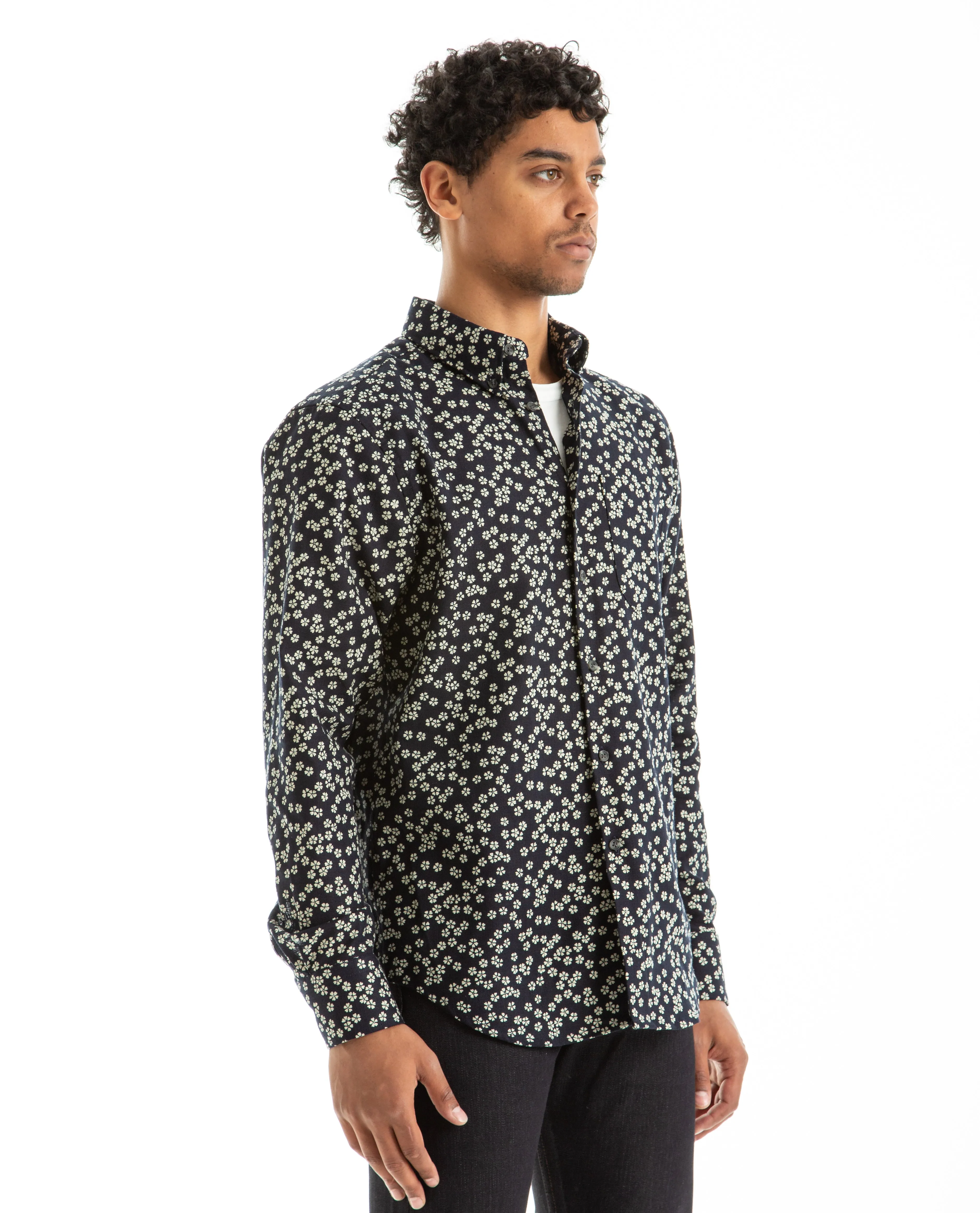 Easy Shirt Kimono Flowers
