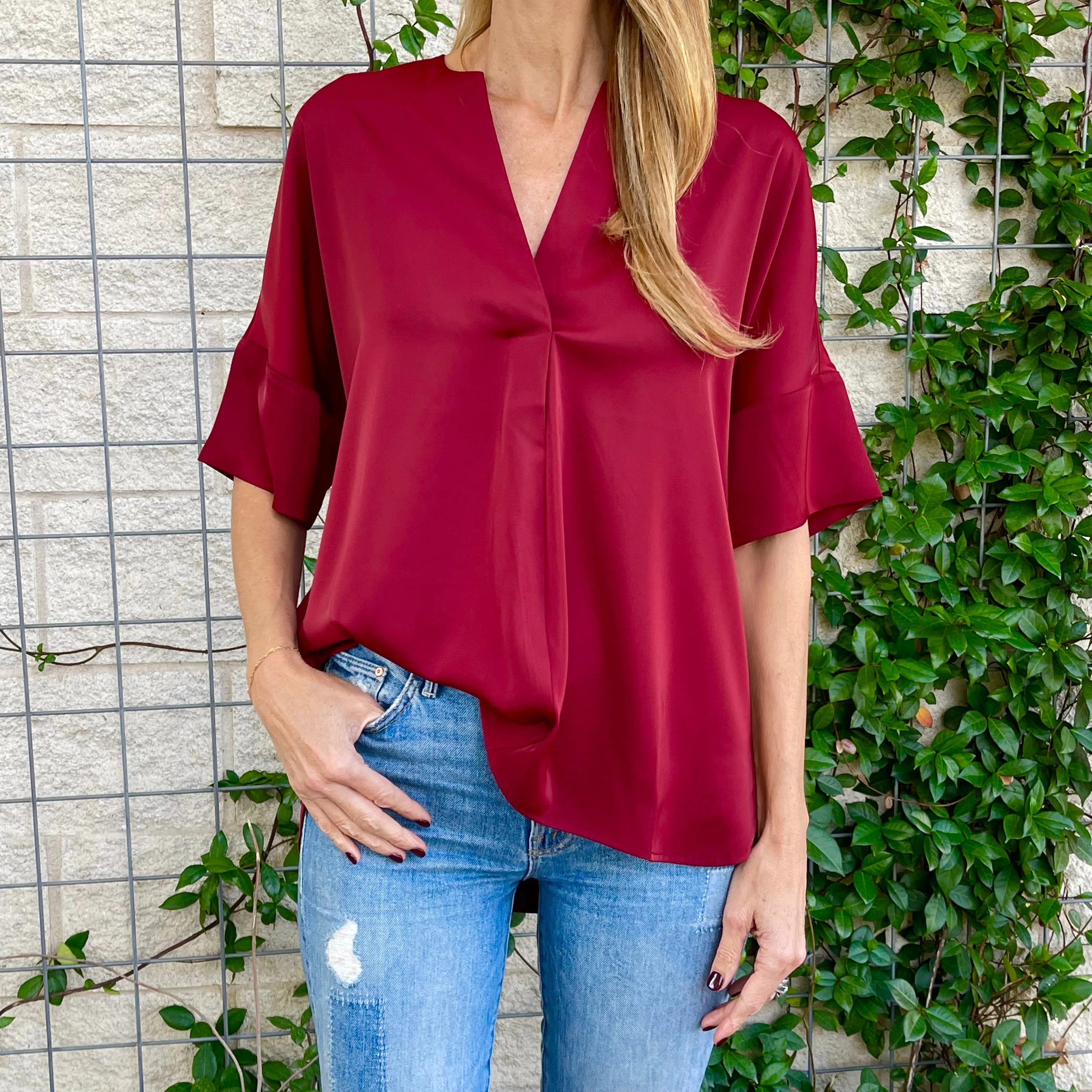 Elizabeth Top Cranberry