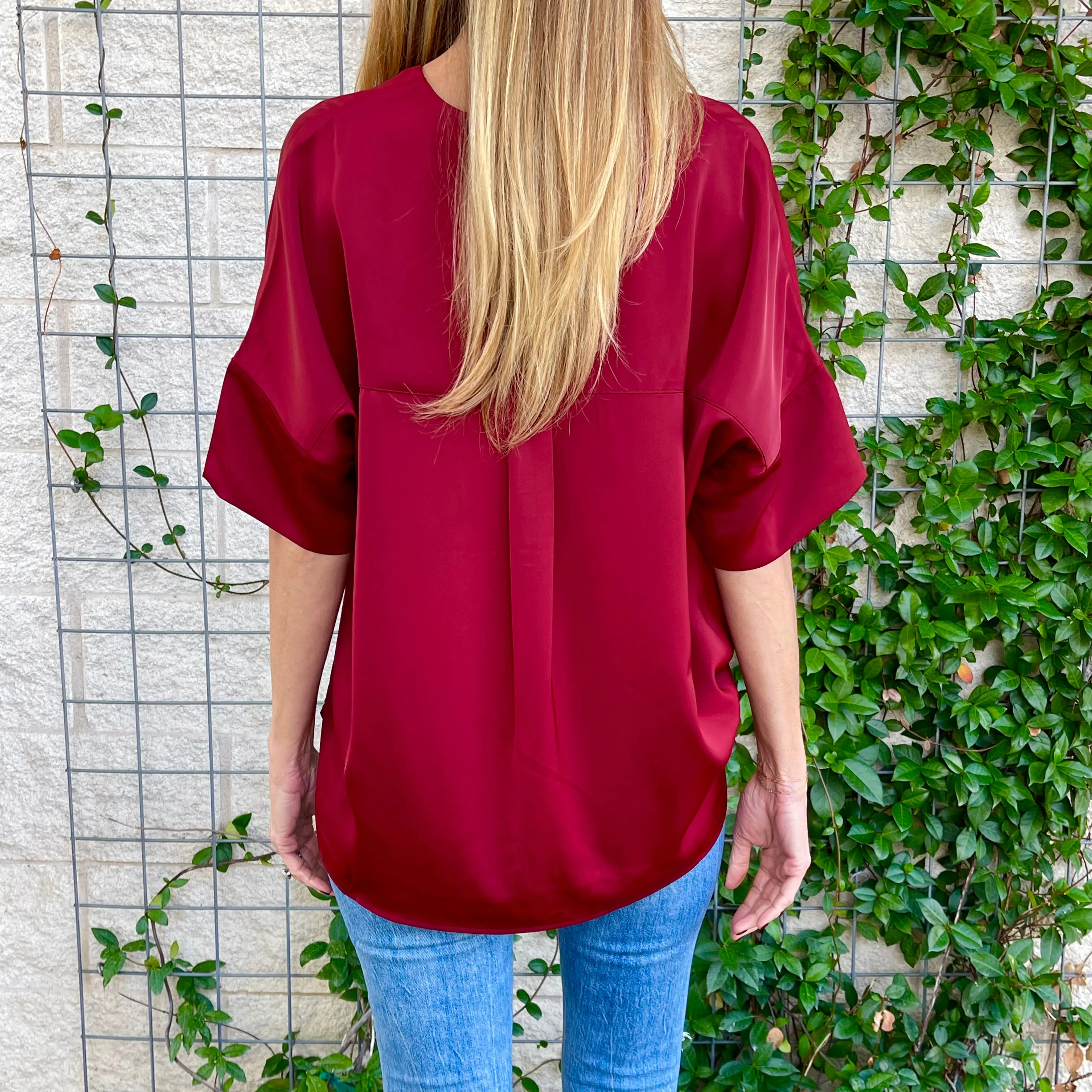 Elizabeth Top Cranberry