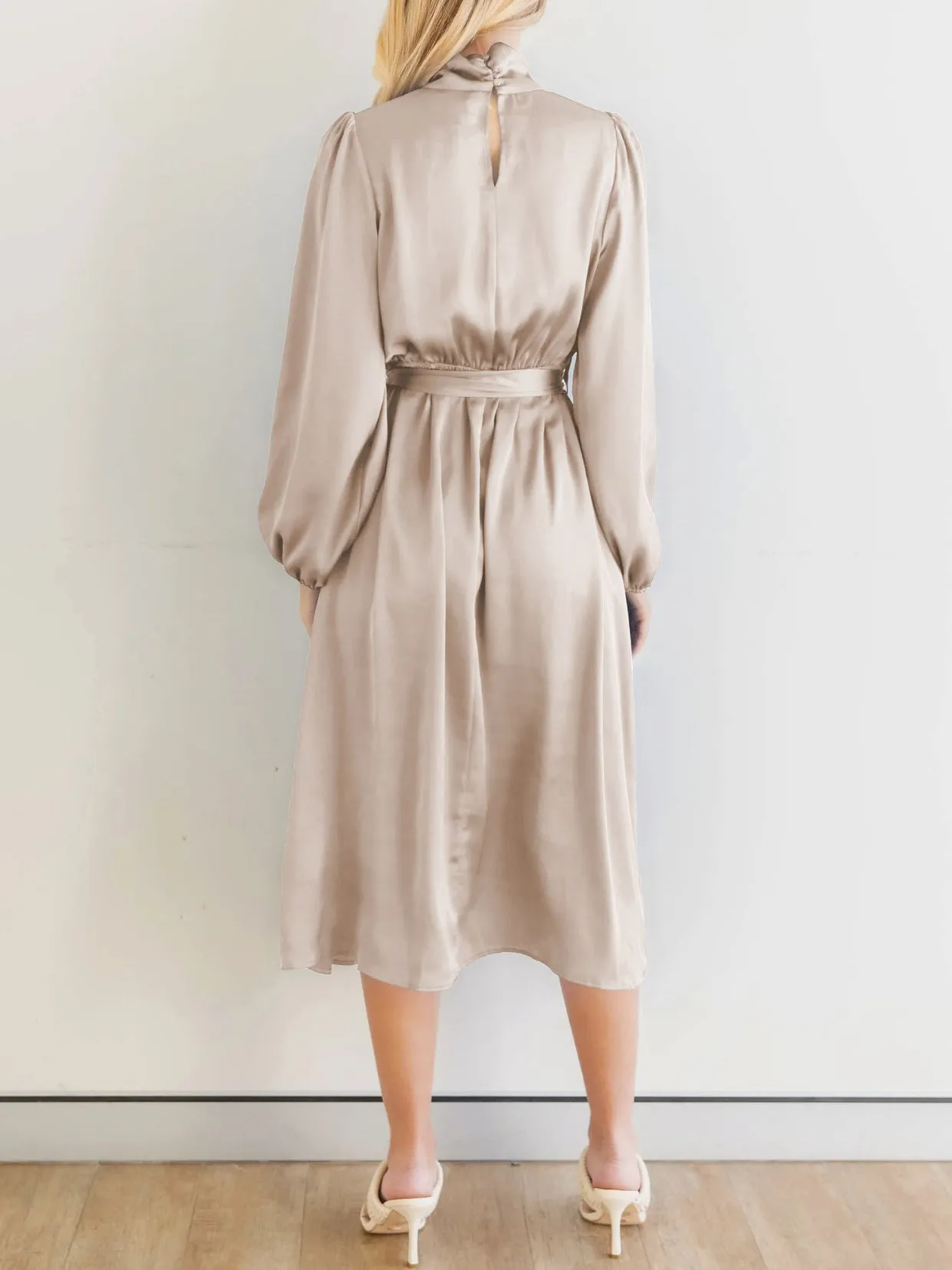 Fashion Satin Elegant Dress