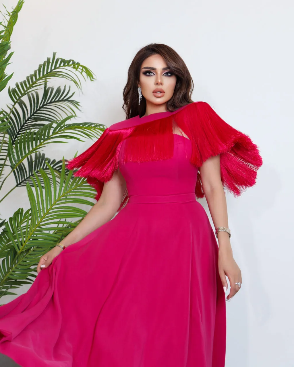 Fushia Cloche Dress