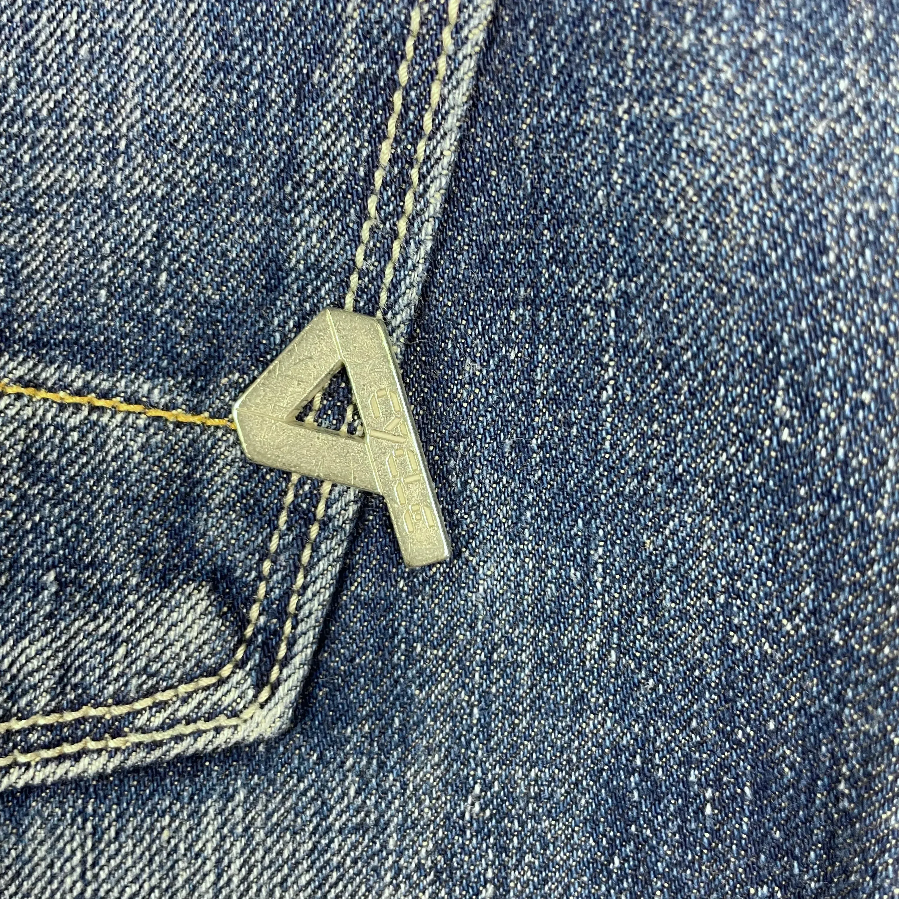 Ladies Italian Made Cycle 'Baggy' Easy Fit Distressed Jeans - Size 27