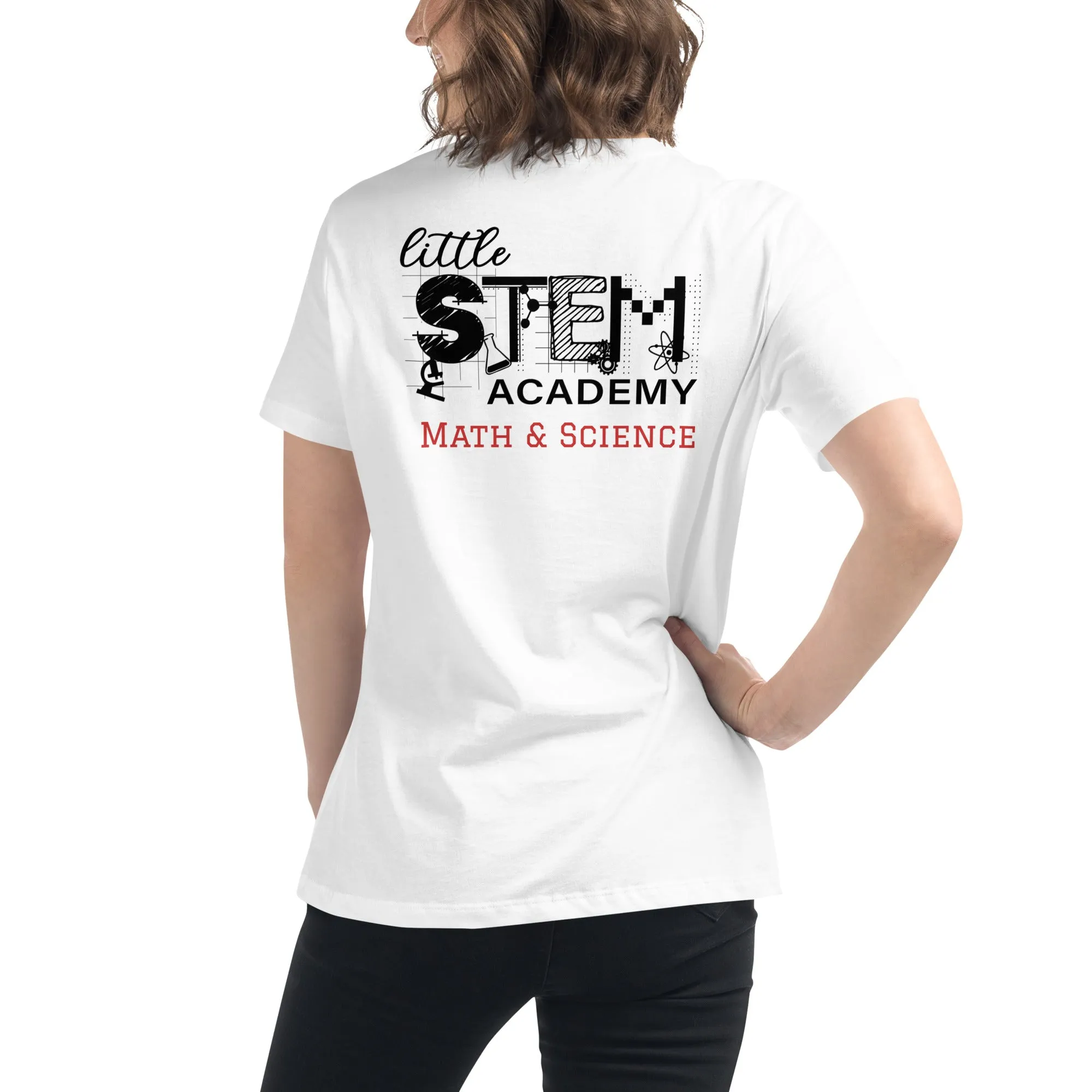 LITTLE STEM ACADEMY Women's Relaxed T-Shirt