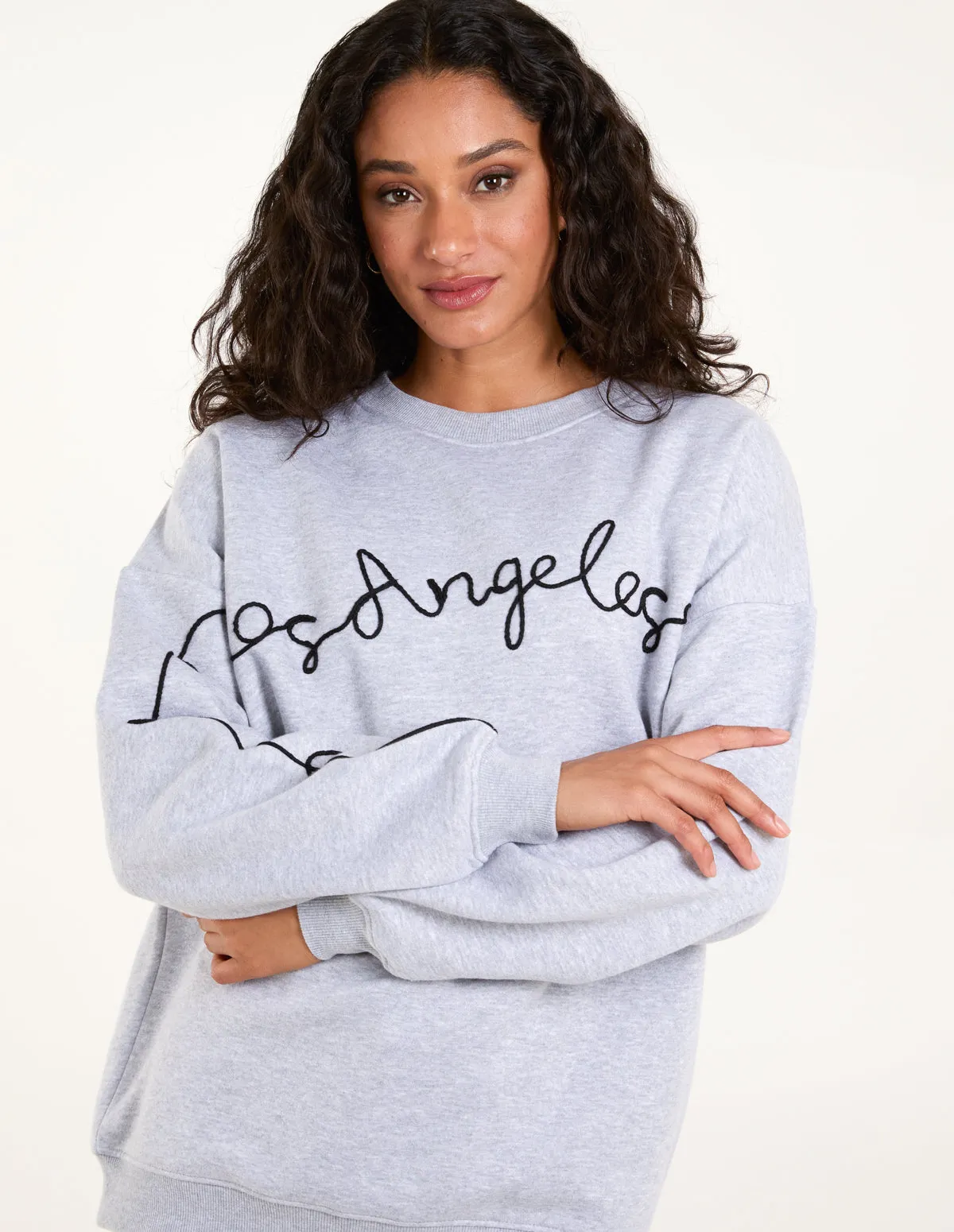 Los Angeles Slogan Sweatshirt