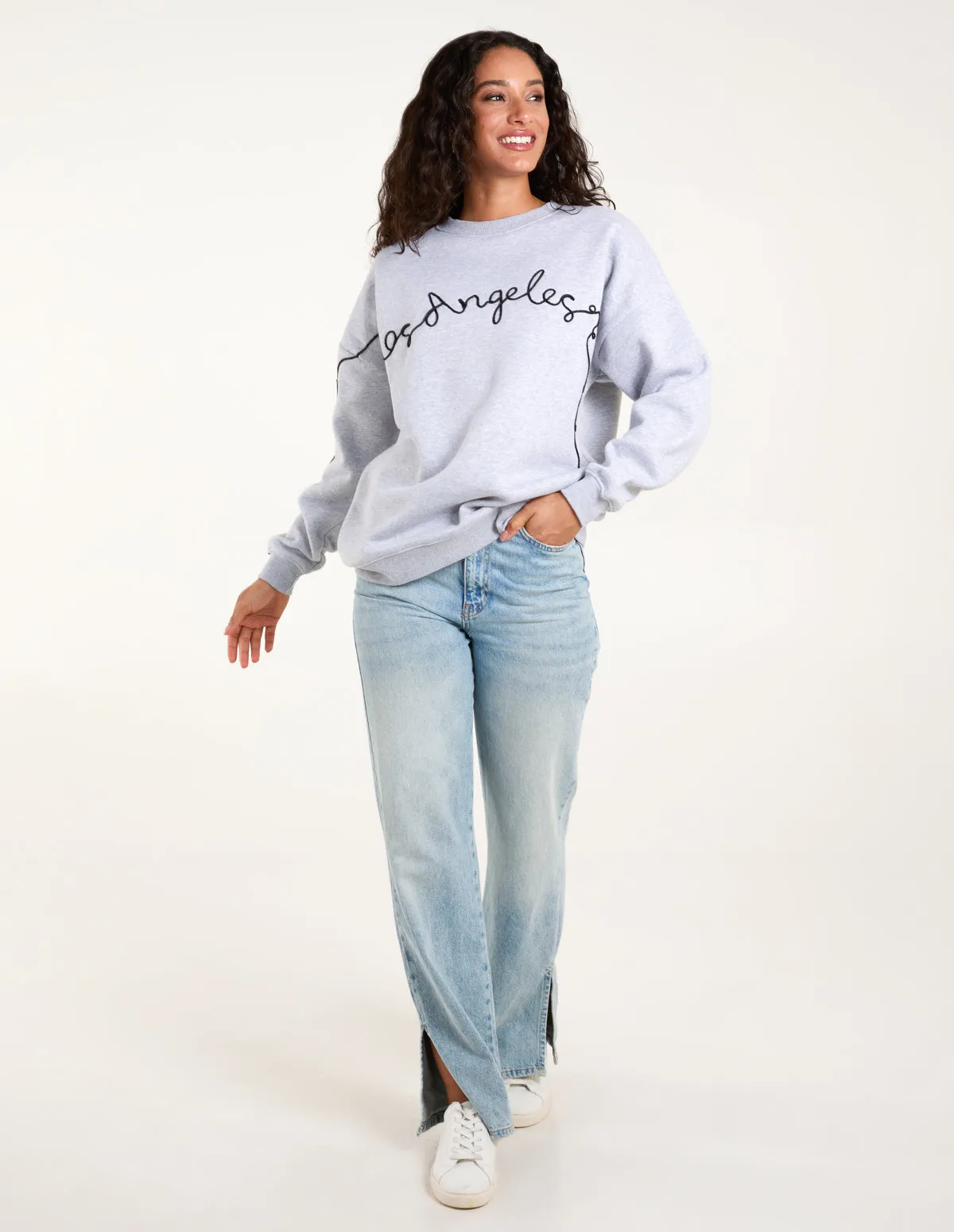 Los Angeles Slogan Sweatshirt