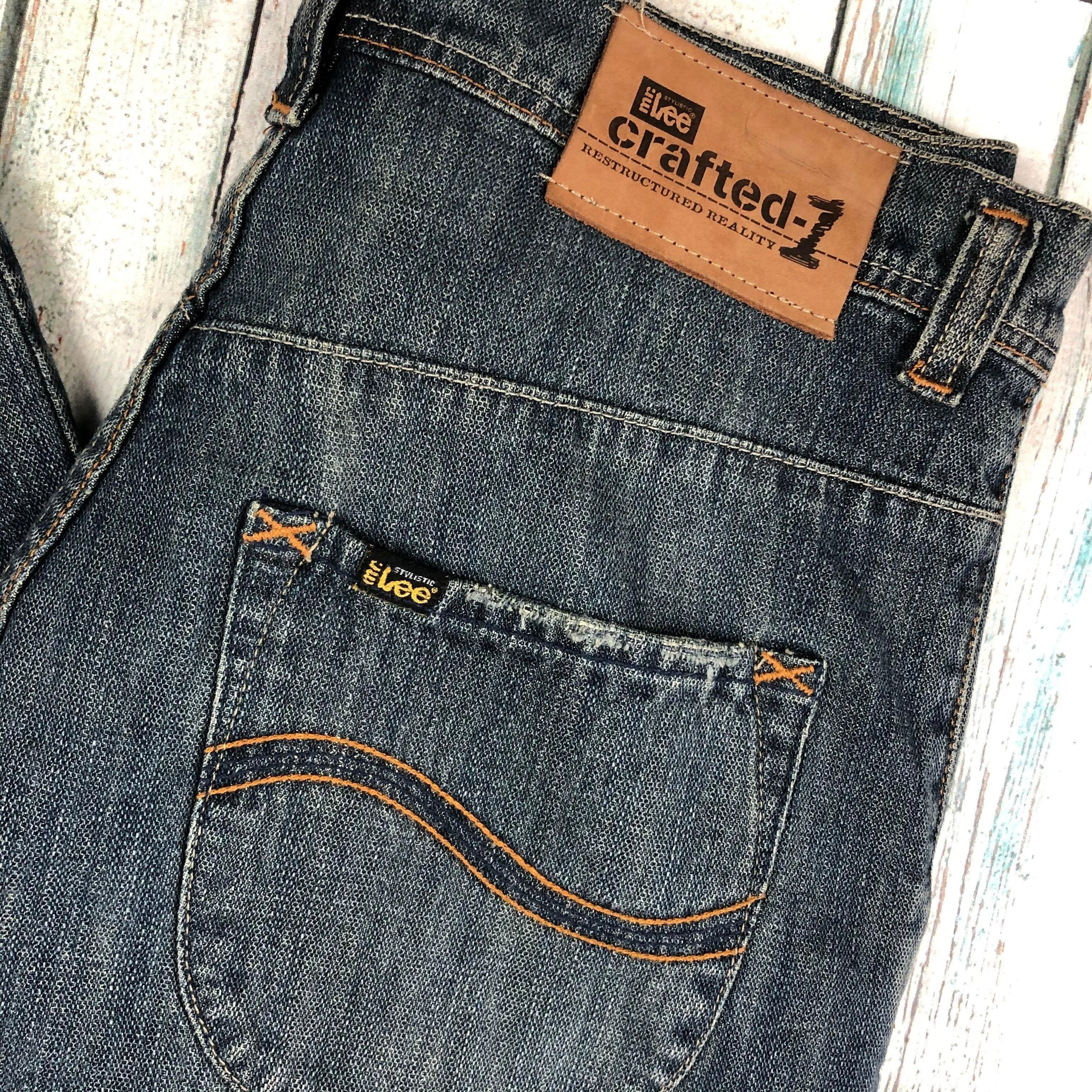 Mr. Lee Crafted 1 Easy Fit Blue Denim Jeans - Size 31