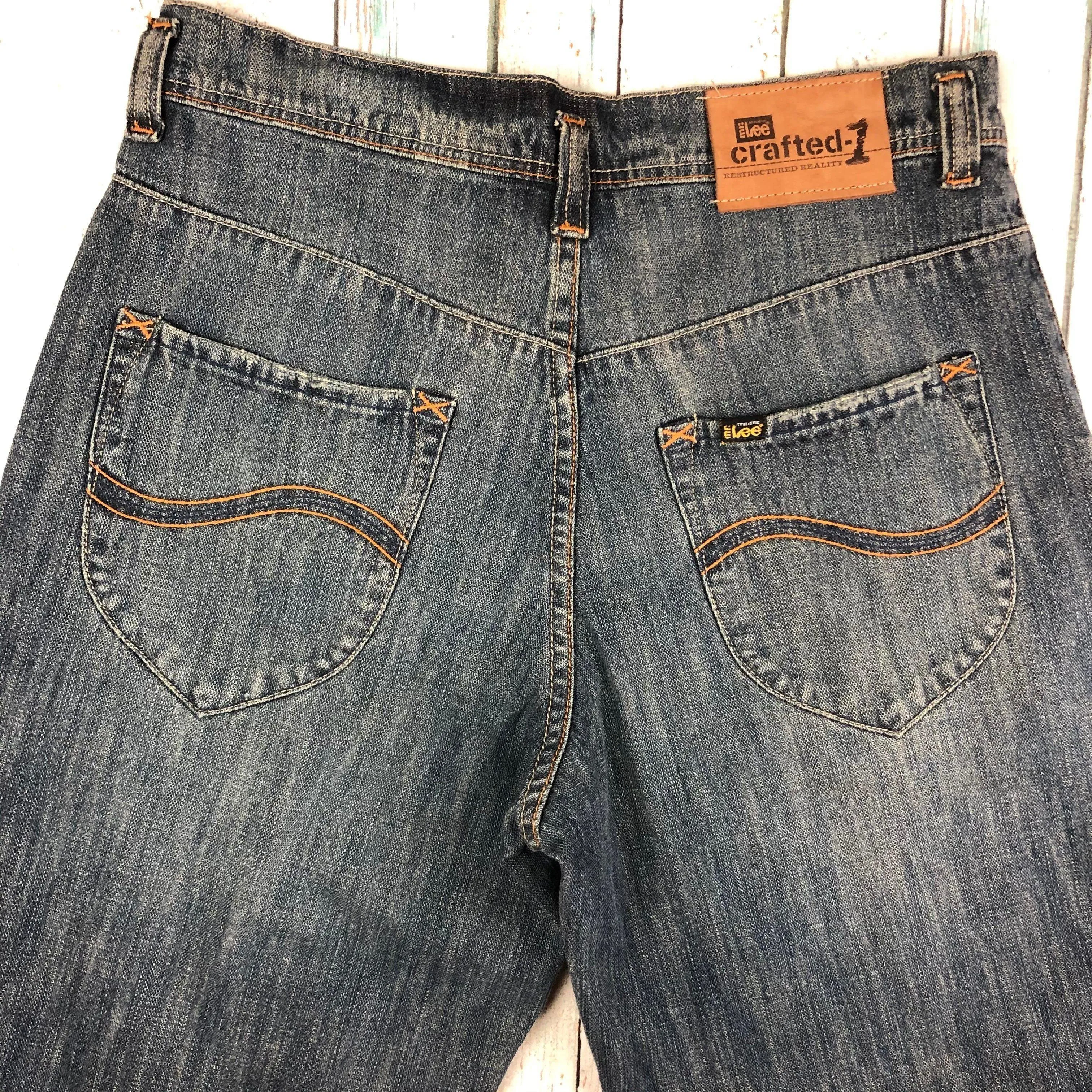 Mr. Lee Crafted 1 Easy Fit Blue Denim Jeans - Size 31