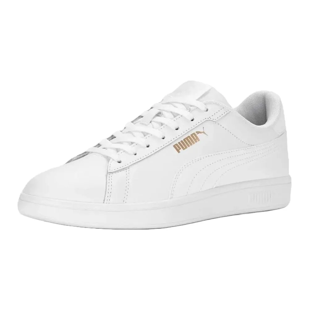 PUMA Smash 3.0 L - White / White / Gold