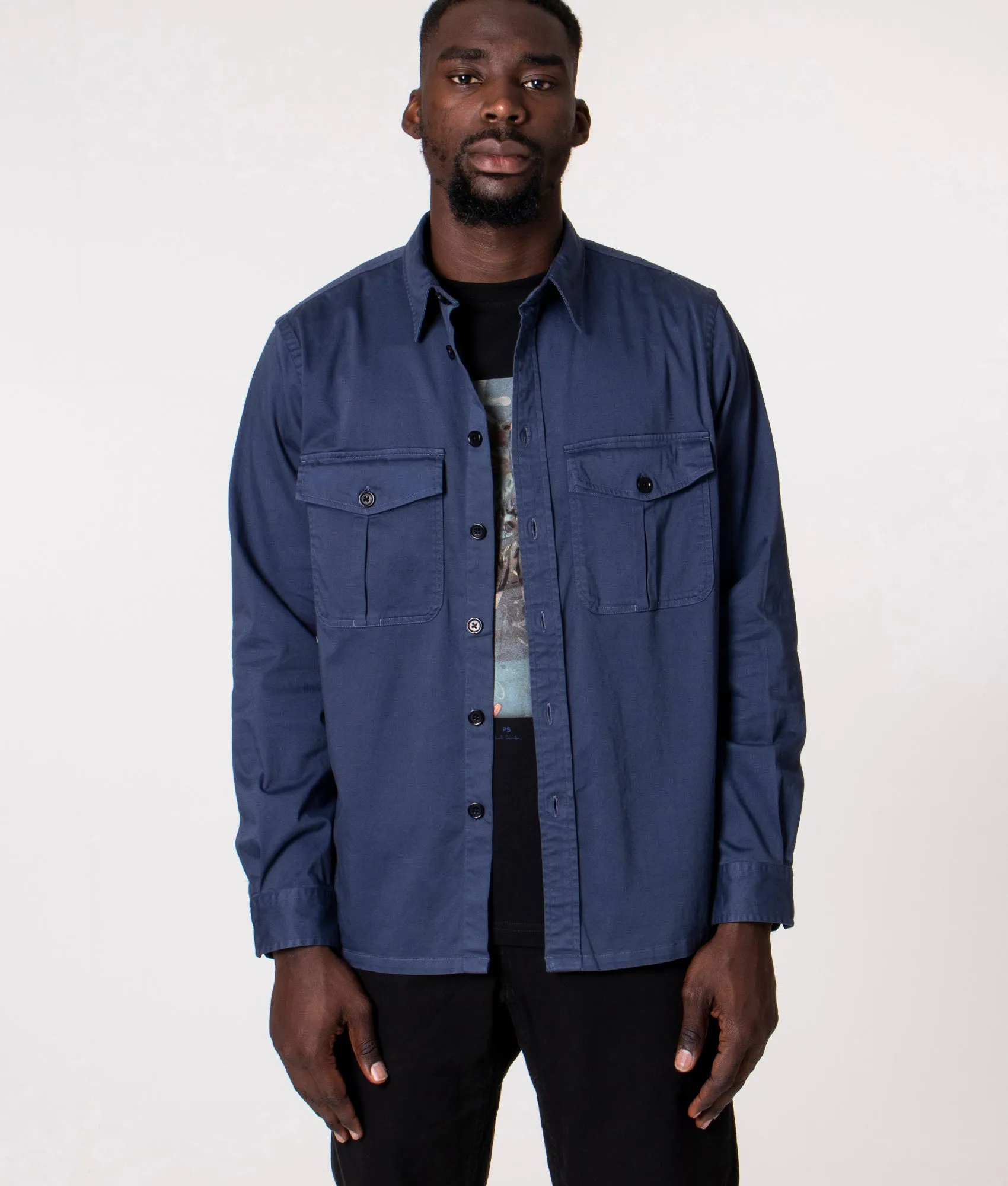Relaxed Fit Chest Pocket Shirt