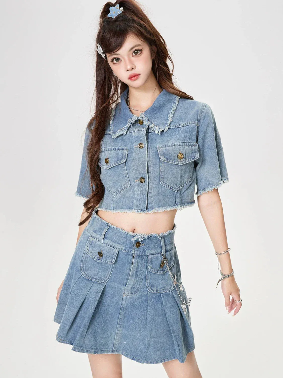 Retro Suit Denim American