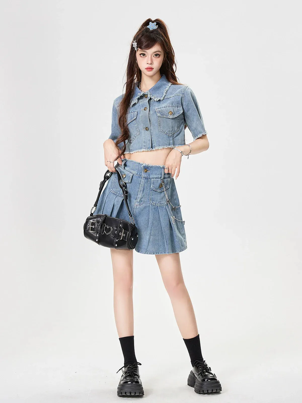 Retro Suit Denim American