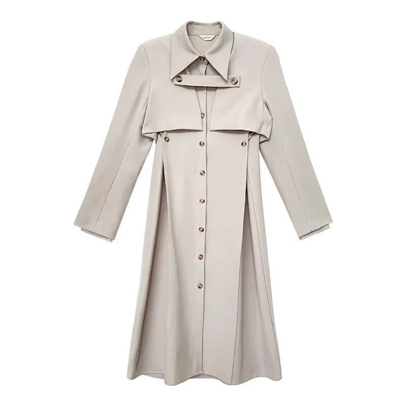 Shawl two-piece suit dress