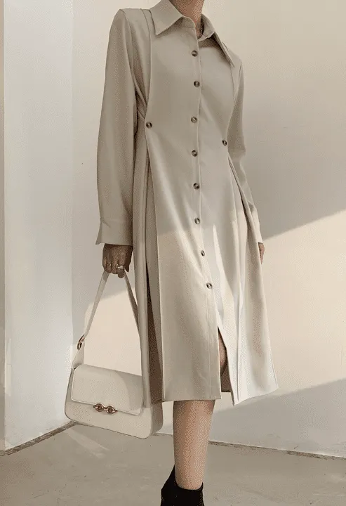 Shawl two-piece suit dress