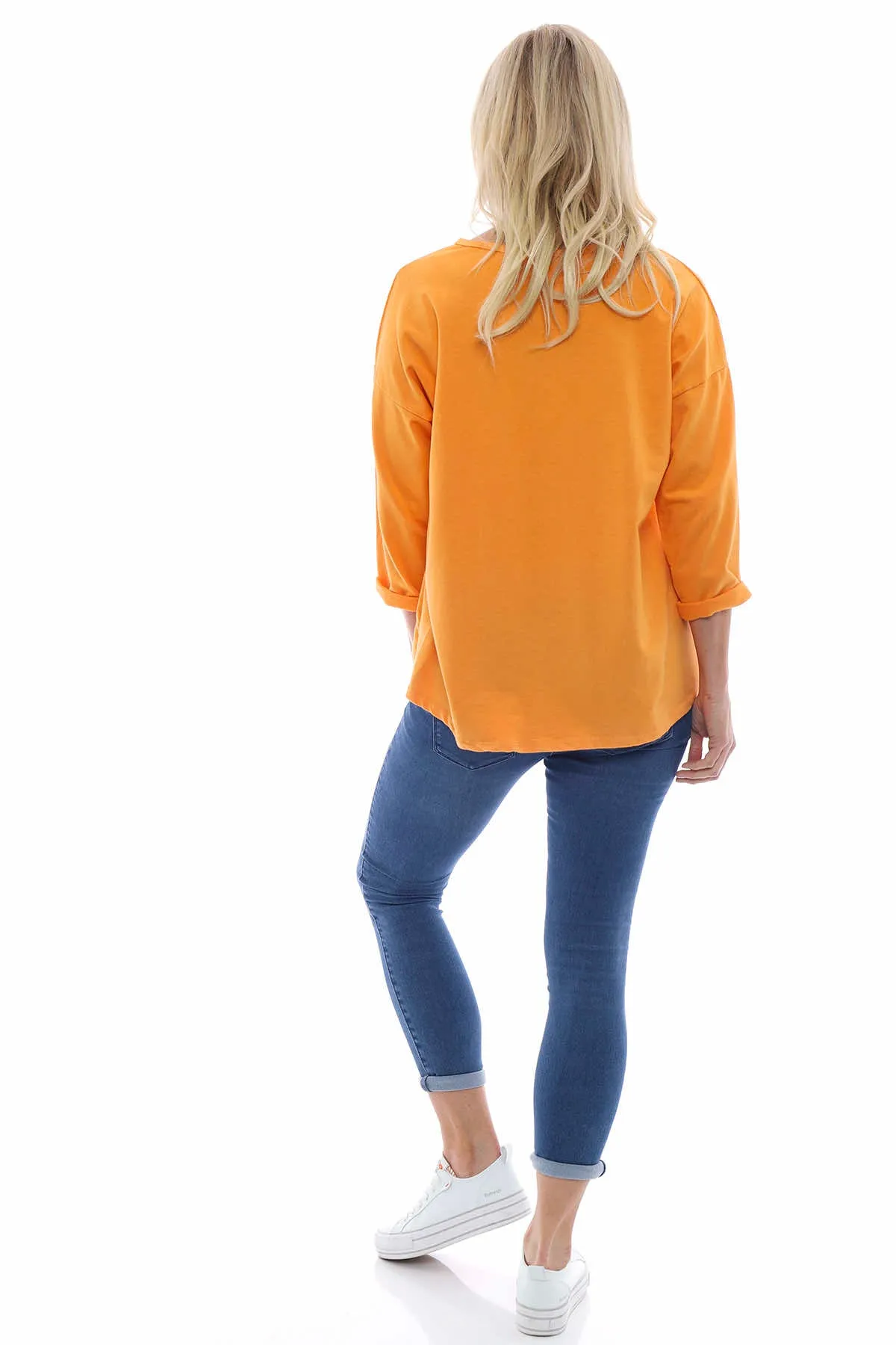 Sports Sweat Top Tangerine