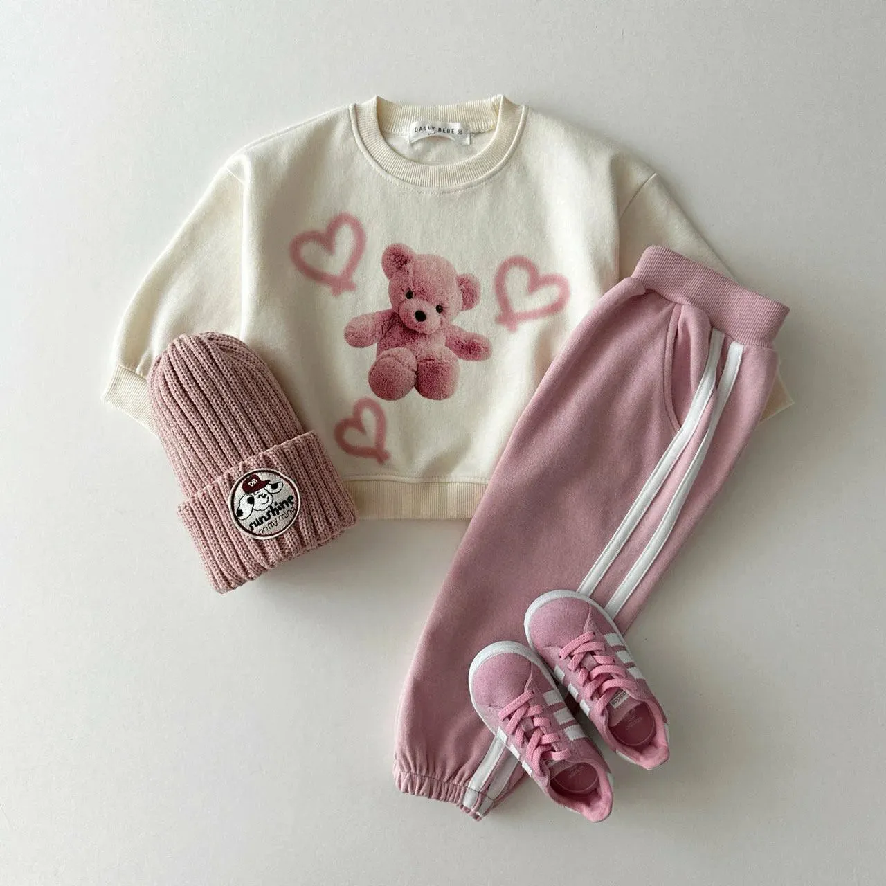 Striped Cozy Loose Sweat Pants