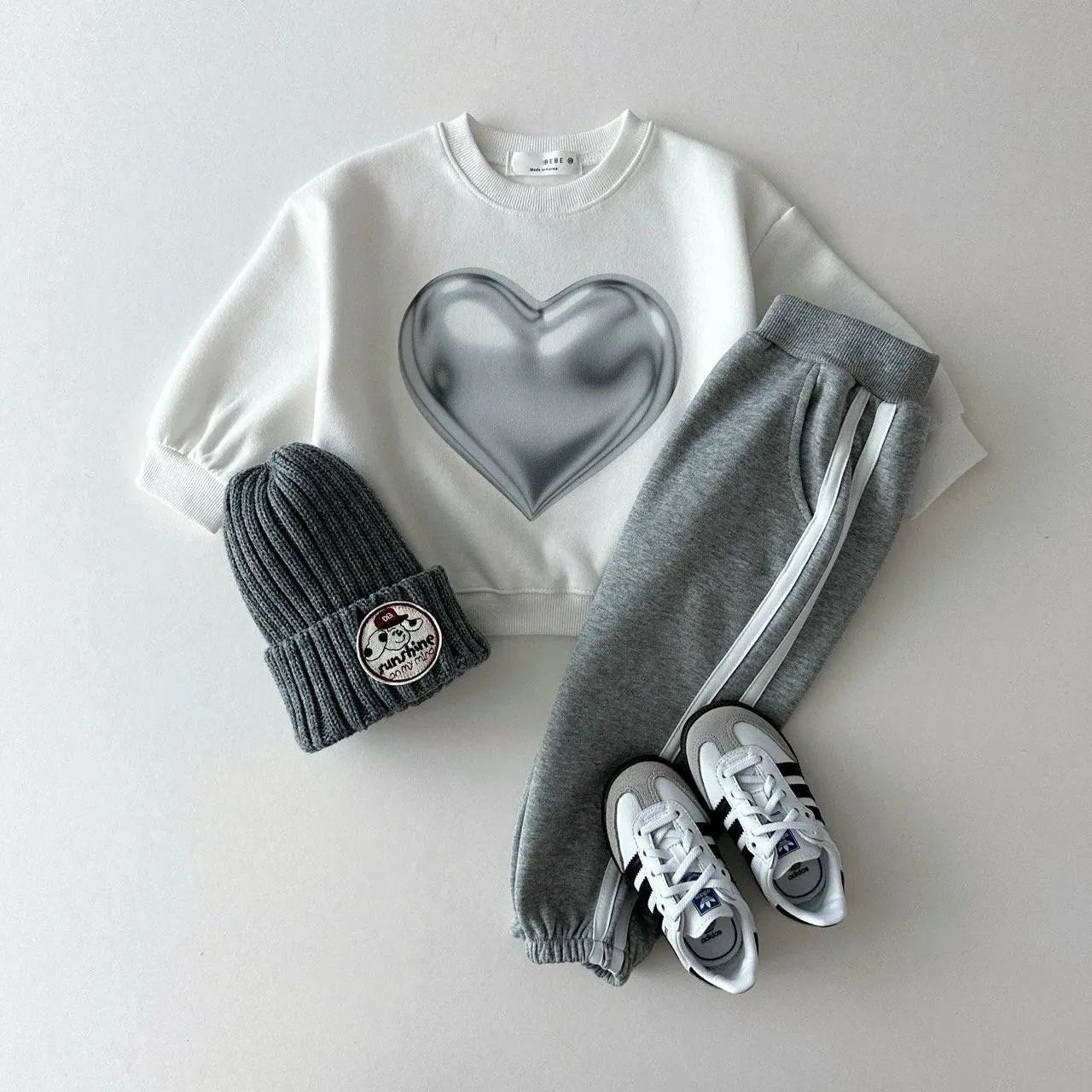 Striped Cozy Loose Sweat Pants