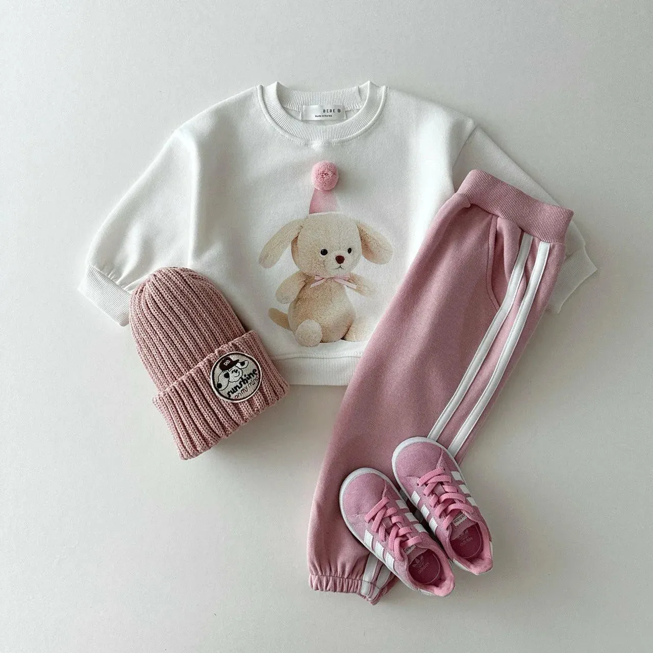 Striped Cozy Loose Sweat Pants