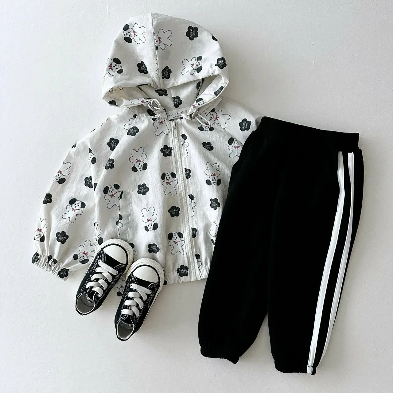 Striped Cozy Loose Sweat Pants