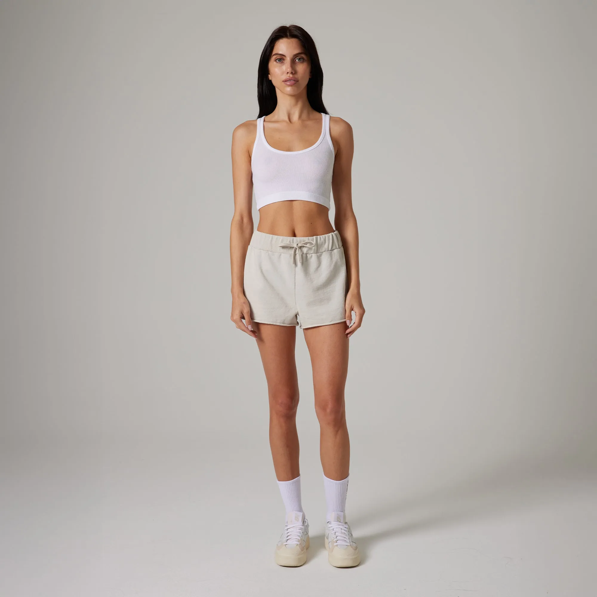 WOMENS RAW EDGE LIGHTWEIGHT SHORTS